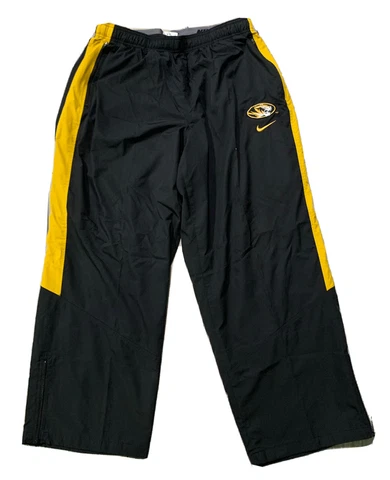 Nike Storm Fit Missouri Tigers Wind Pants Mizzou  Mens 2XL Black Windbreaker Cover
