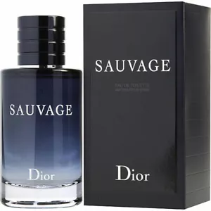 Sauvage by C. Dior 3.4 oz / 100 ml Eau de Toilette EDT Spray for Men NEW, SEALED - Picture 1 of 3