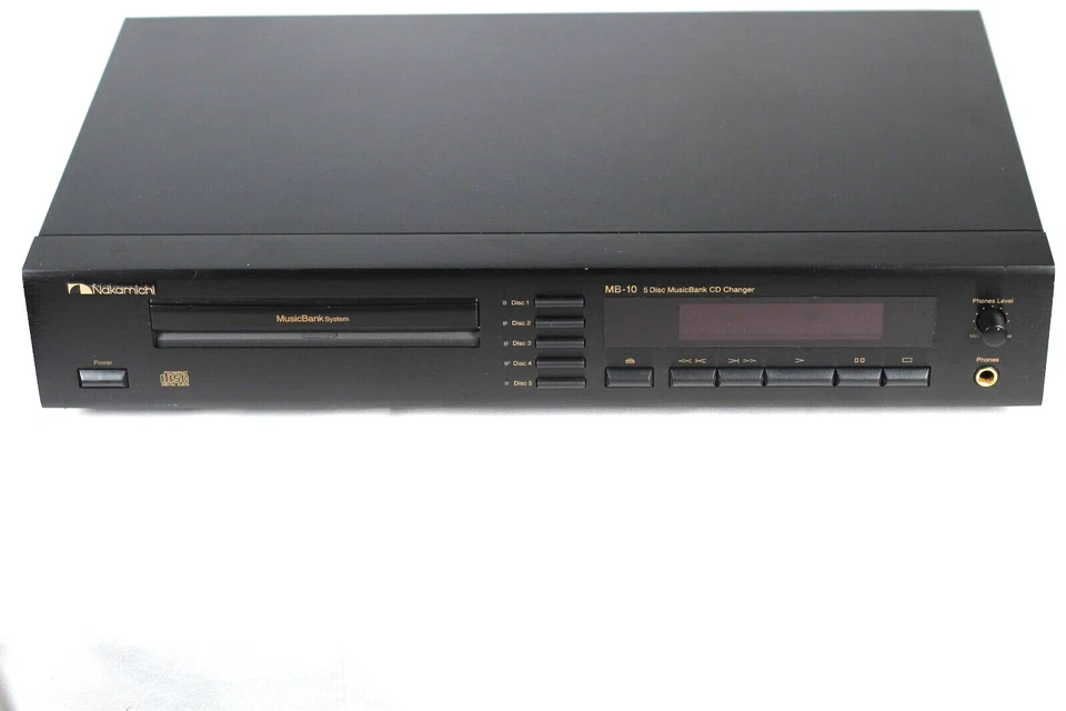 Nakamichi MB-10 5DISC CD Player NOT WORKING FOR RESTORATION/REPAIR (SPARE PARTS) - Image 1 of 4