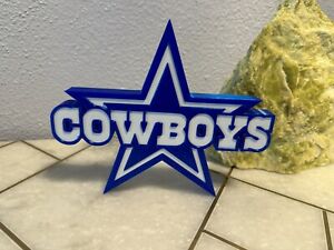 Dallas Cowboys Football Sign • Cowboy Fans • Football Décor