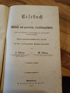 Lesebuch für städtische und gewerbliche Fortbildungsschulen, 1901 - Bild 1 von 4