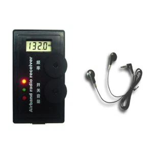Airband Aviation Radio Receiver 110-136M Digital Display Air Band Radio Receiver - Picture 1 of 8