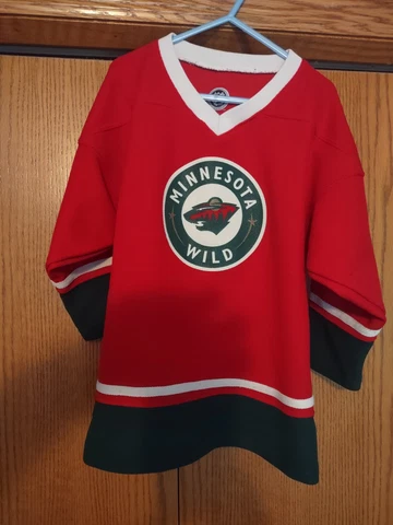 Minnesota Wild Zach Parise Youth 6-7 NHL Apparel Jersey NHL GO Kaprizov Go! 🏒🔥 Cover