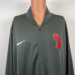 Nike Maine Red Claws Full Zip Dri Fit Jacket G League Basketball Grey Size 2XLTT