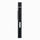 Schwarz/Silber Farbe USB Wiederaufladbare Mini Stift Licht Wasserdichte Taschenl