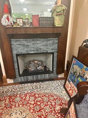 Fireplace Tile  Victorian Fireplace tile Antique Fireplace tile vintage tile - Image 1 of 4