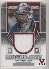 2013-14 ITG Between the Pipes Silver Jersey Vault Ruby 1/1 Patrick Roy HOF u0u