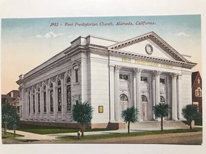 1940 First Presbyterian Church Alameda California Postcard - Picture 1 of 2