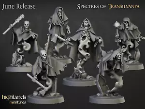 Crypt Ghost, Wargames Fantasy Non Morti Scheletro Spettro Wraith Warrior Miniature - Foto 1 di 7