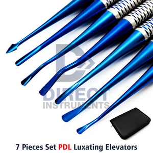 Surgical PDL Root Elevators Set Luxating Extracting Dental Implant Instruments - Picture 1 of 10