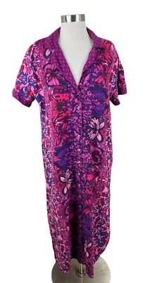 Vestido para dormir Anthropologie Alexandra Farmer caprichoso franela mariposa talla grande Foto 1 de 4