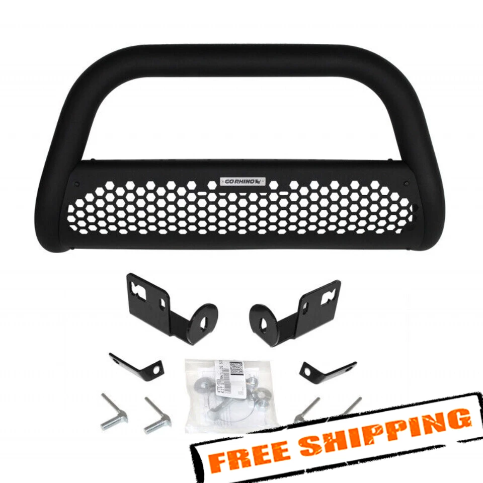 Go Rhino 3" Charger 2 RC2 Bull Bar w/ Skid Plate for 07-13 Chevy Silverado 1500 Foto 1 de 2