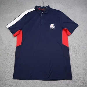 RLX Ralph Lauren Poloshirt Herren Medium Ryder Cup Team USA Medinah 2012 Navy - Bild 1 von 14