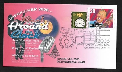 #2725 Bill Haley on #3762 Rock Around the Clock FDC by Therome Americover Sta. - Image 1 of 2