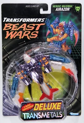 Hasbro 1995 Transformers Beast Wars Deluxe Transmetals Airazor MOC nice rare - Image 1 of 2