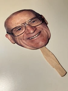 Ernie Harwell Face Fan Opening Day April 6, 1992 Q95 Radio Promo Detroit Tigers - Picture 1 of 14