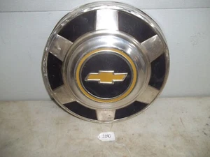 ONE, 73-87 CHEVY 3/4 1 Ton Dog Dish HUBCAPS 12" Pickup Truck 16 16.5" C25 C35 - Picture 1 of 9