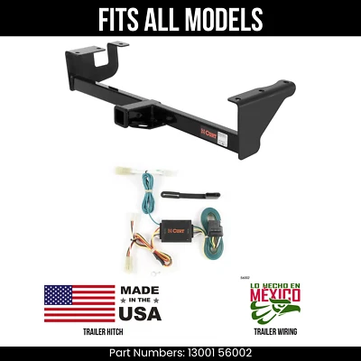 Enganche de remolque para Suzuki Grand Vitara 06-12 + cableado de 4 vías para todos los modelos Curt Foto 1 de 4