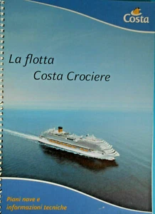 Piano navi Flotta Costa Crociere, - Gennaio 2017 - dim. 34x24 - Picture 1 of 11