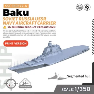 SSMODEL SSC350572-A 1/350 Soviet Russia USSR Navy BaKu Aircraft Carrier - Picture 1 of 4