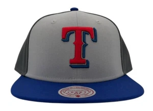 Mitchell & Ness MLB Texas Rangers Triple Play Liberty Fit Snapback Hat, New - Picture 1 of 15