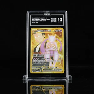 TAG 10 2025 Pokemon Rivali Destinati Squadra Razzi Mewtwo Ex Iper Rara 240/182 - Foto 1 di 2