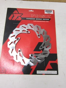 Tusk Typhoon Steel Rear Brake Rotor Fits KTM HUSQVARNA HUSABERG GAS GAS - Foto 1 di 6