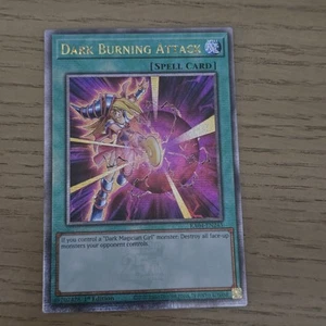 Dark Burning Attack 1° Edizione Quarter Century Secret Rara RA04-EN245 Yu-Gi-Oh! - Foto 1 di 2