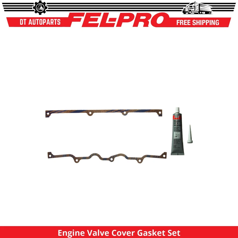 Para 1989-1990 Dodge Spirit 2.5L conjunto de junta de tampa de válvula de motor Fel-Pro - Imagem 1 de 1