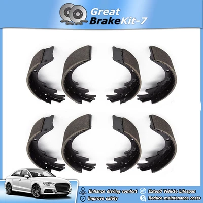 OE Front & Rear Drum Brake Shoes for 1960 1961 1962 1963 1964 Ford Ranchero 2.4L - Image 1 of 4