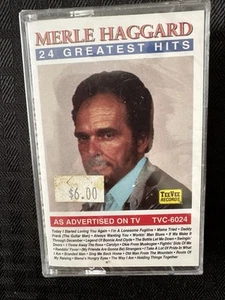 Merle Haggard 24 Greatest Hits 1995 Unopened Cassette Tape - Picture 1 of 10