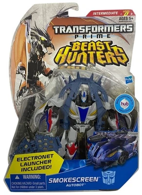 Transformers Smokescreen Prime Beast Hunters Deluxe Class Action Figure NEW 2012 - Image 1 of 3