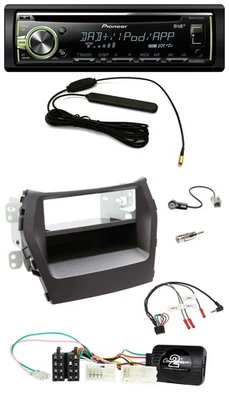 Pioneer MP3 USB CD DAB Lenkrad Autoradio für Hyundai Santa Fe ab 2012 schwarz - Bild 1 von 4