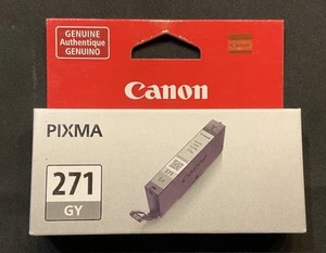 Neu Versiegelt Original Canon 271 Grau Tintenpatrone für Pixma Drucker - Bild 1 von 4