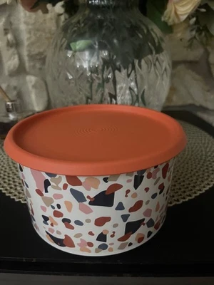 Tupperware Contenitore Rotondo Ermetico ,Caffè,Riso, Farina Zucchero - Immagine 1 di 2