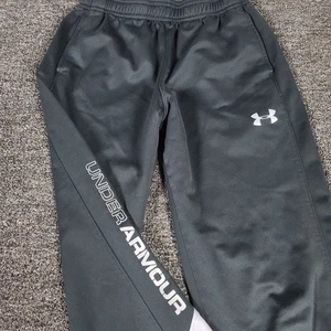 Under Armour Pants Boys Large Black Brawler 2.0 Loose Gym Sports Workout 25x28 - Picture 1 of 12