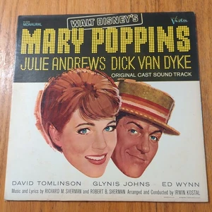 Walt Disney Mary Poppins soundtrack Vista BV 4026 Julie Andrews 1964 - Picture 1 of 6