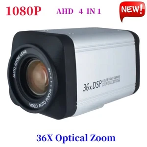 2MP HD-AHD 4 In 1 1920x1080P 36X Optischer Zoom IR-CUT CCTV-Box Camera NTSC/PAL - Picture 1 of 3