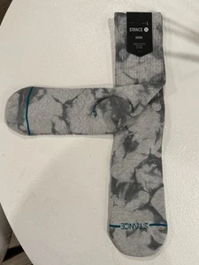 Calcetines grises grandes teñidos Stance Icon para hombre talla 9-13 - Imagen 1 de 8