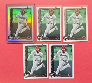 James Wood Lot Of 25 - Bowman, Topps, Chrome & Platinum Washington Nationals - Picture 1 of 4