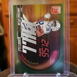 2025 Panini Donruss Elite - Jonathan Taylor #10 Full Throttle Green - Picture 1 of 2