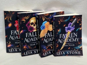 Fallen Academy Year One To Four Lot : Leia Stone Fantasy Dark Academia Romance - Picture 1 of 9