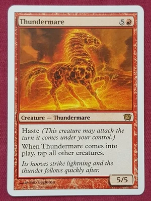 Magic The Gathering 9TH EDITION THUNDERMARE red card MTG NINTH - Image 1 of 2