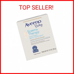 Aveeno Baby Eczema Therapy Soothing Bath Treatment (5ct) for Relief of Dry, Itch - Picture 1 of 1