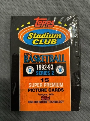 Michael Jordan #210 On Top of Pack 1992 Stadium Club Members Choice свежая упаковка - Изображение 1 из 4