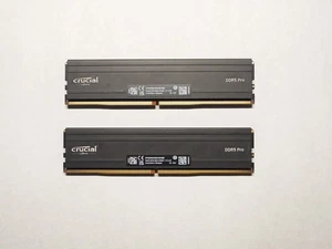 Crucial Pro 64GB DDR5 RAM Kit (2x32GB), 5600MHz Desktop Memory UDIMM 288-pin - Picture 1 of 2