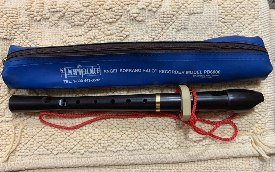 Peripole Original Angel Soprano Halo Recorder - PB 6000 Baroque Fingering Korea - Image 1 of 1