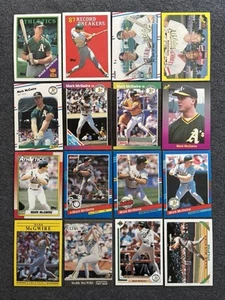 MARK MCGWIRE 1988-1993 Baseball Card Lot! 16x Cards Oakland A's Oddball - Picture 1 of 2