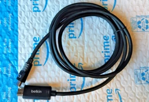 Belkin Mini Displayport to HDMI Cable 6ft - Compatible with 4K Monitors F2CD08 - Picture 1 of 8