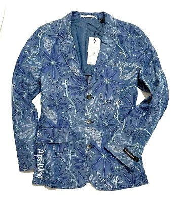Blazer Tencel azul estampado floral sin construir SCOTCH & SODA para hombre talla M nuevo con etiquetas $268 Foto 1 de 4